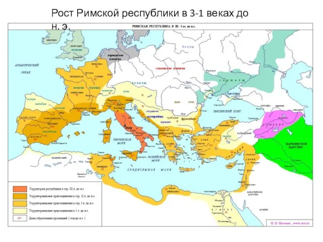 Рост Римской республики в 3-1 веках до н. э.