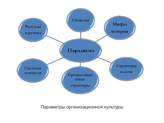 Параметры организационной культуры