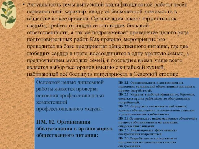 Актуальность темы выпускной квалификационной работы несёт перманентный характер, ввиду её бесконечной