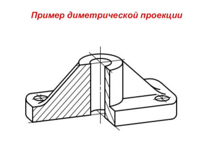 Пример диметрической проекции