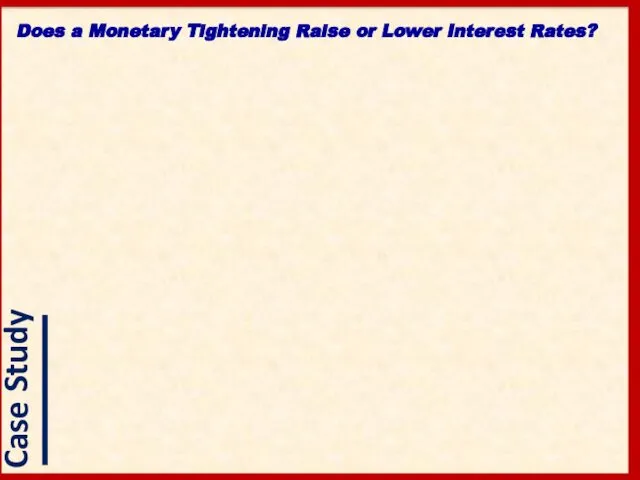 Does a Monetary Tightening Raise or Lower Interest Rates?