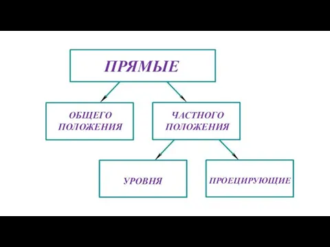 ОБЩЕГО ПОЛОЖЕНИЯ ПРЯМЫЕ ЧАСТНОГО ПОЛОЖЕНИЯ УРОВНЯ ПРОЕЦИРУЮЩИЕ