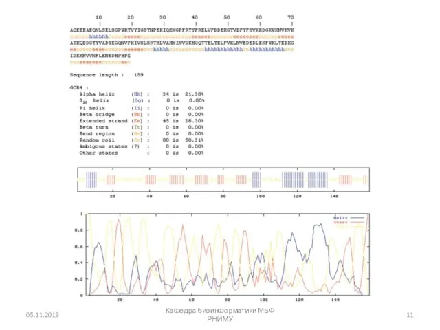 05.11.2019 Кафедра биоинформатики МБФ РНИМУ