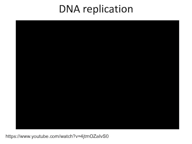 DNA replication https://www.youtube.com/watch?v=4jtmOZaIvS0