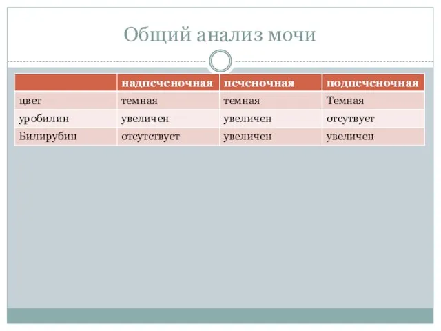 Общий анализ мочи