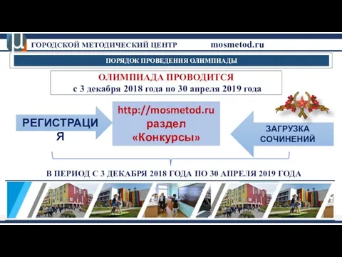 ПОРЯДОК ПРОВЕДЕНИЯ ОЛИМПИАДЫ ОЛИМПИАДА ПРОВОДИТСЯ с 3 декабря 2018 года по