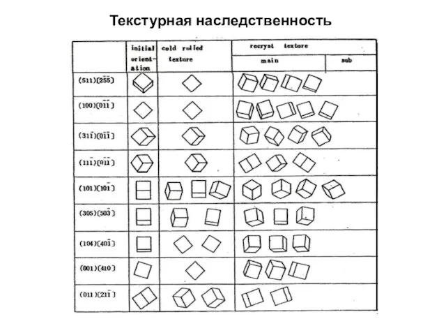 Текстурная наследственность