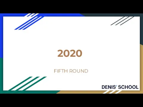 2020 FIFTH ROUND