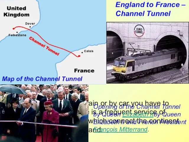 Map of the Channel Tunnel England to France – Channel Tunnel