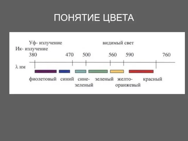 ПОНЯТИЕ ЦВЕТА