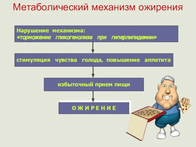 Метаболический механизм ожирения