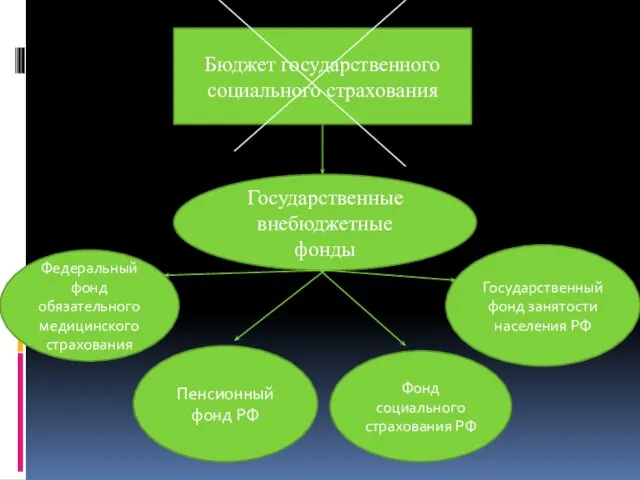 Бюджет государственного социального страхования Государственные внебюджетные фонды Пенсионный фонд РФ Фонд