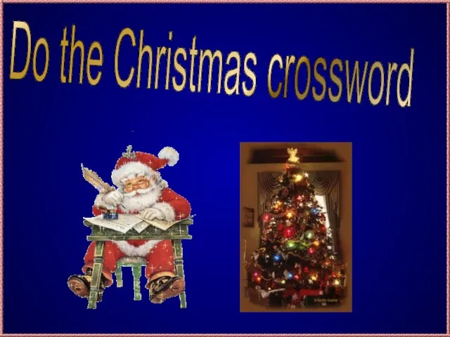 Do the Christmas crossword