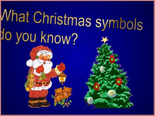 What Christmas symbols do you know?