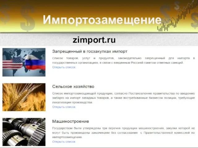 zimport.ru Импортозамещение