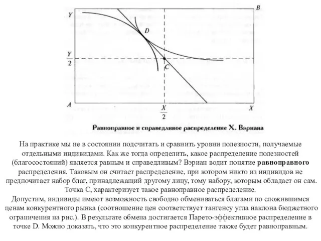 На практике мы не в состоянии подсчитать и сравнить уровни полезности,