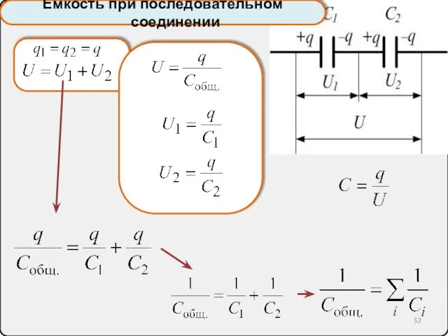 Ёмкость при последовательном соединении