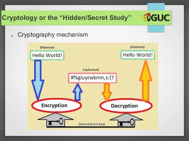 Cryptology or the “Hidden/Secret Study” Cryptography mechanism