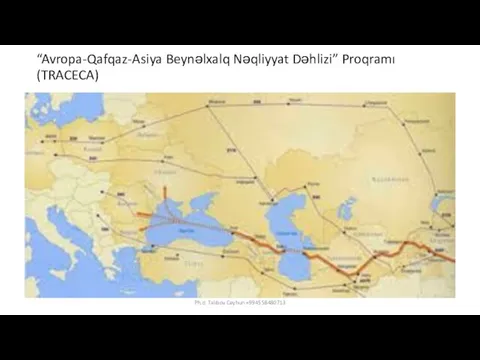 “Avropa-Qafqaz-Asiya Beynəlxalq Nəqliyyat Dəhlizi” Proqramı (TRACECA) Ph.d. Talıbov Ceyhun +994558480713