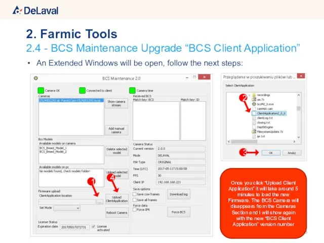 An Extended Windows will be open, follow the next steps: 2.4