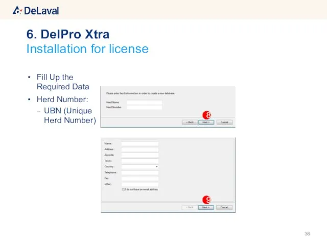 Fill Up the Required Data Herd Number: UBN (Unique Herd Number)