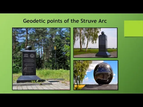 Geodetic points of the Struve Arc