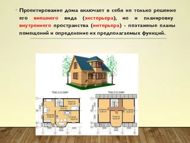 Проектирование дома включает в себя не только решение его внешнего вида