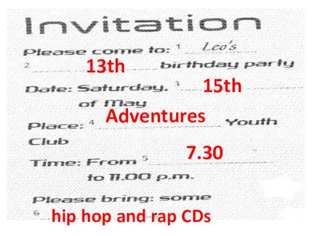 13th 15th Adventures 7.30 hip hop and rap CDs