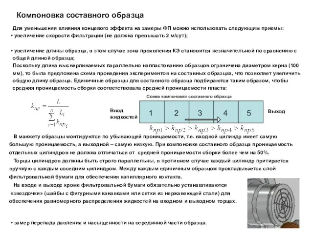 Для уменьшения влияния концевого эффекта на замеры ФП можно использовать следующим