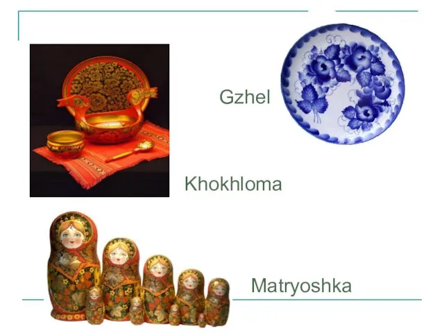 Мatryoshka Khokhloma Gzhel