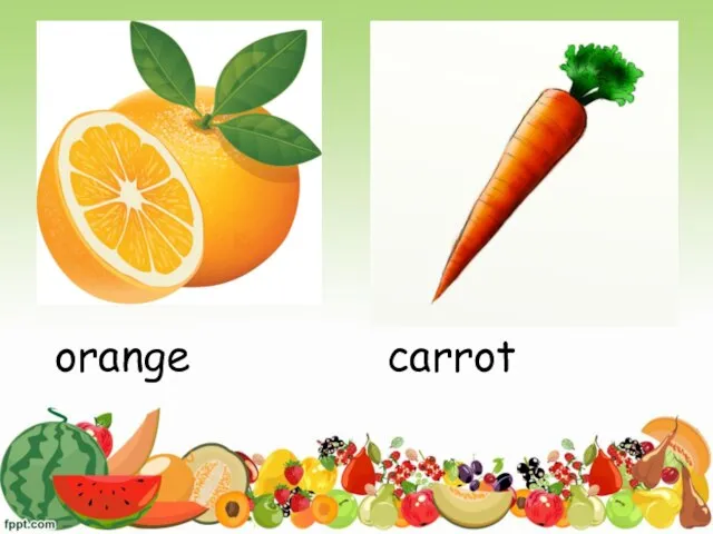 orange carrot