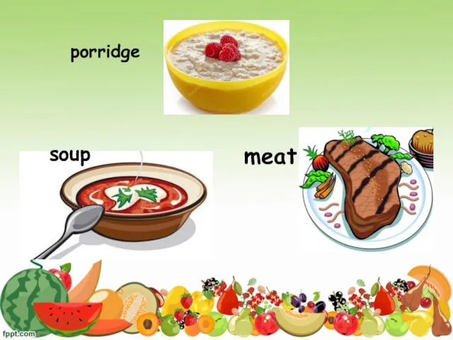 soup porridge meat