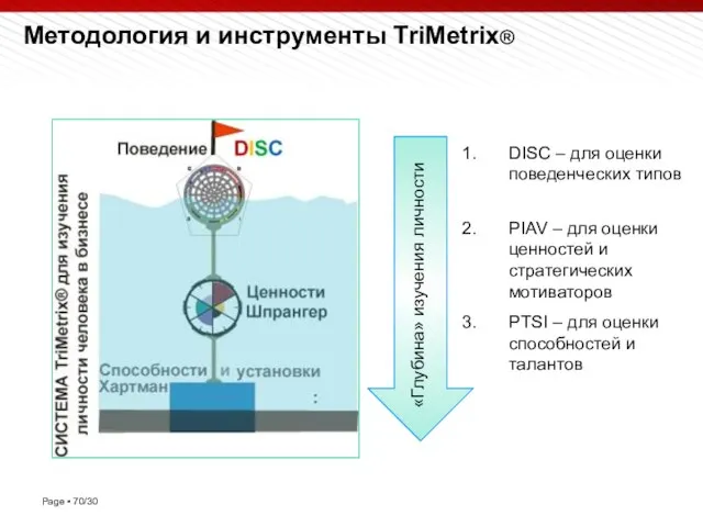 Методология и инструменты TriMetrix® DISC – для оценки поведенческих типов PIAV