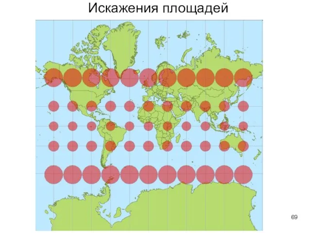 Искажения площадей