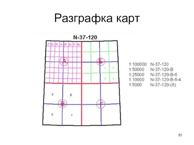 Разграфка карт