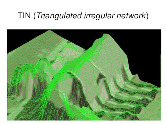 TIN (Triangulated irregular network)