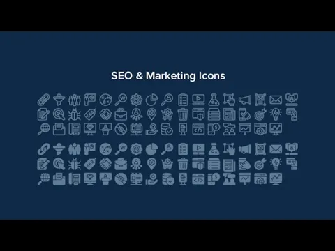 SEO & Marketing Icons