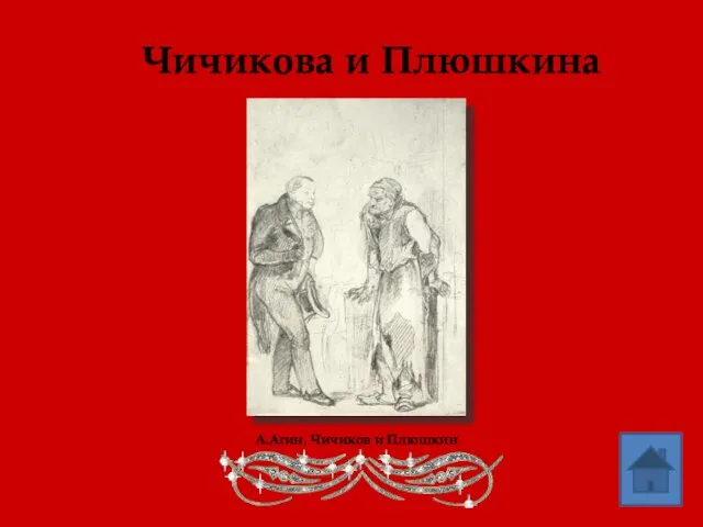 Чичикова и Плюшкина А.Агин. Чичиков и Плюшкин