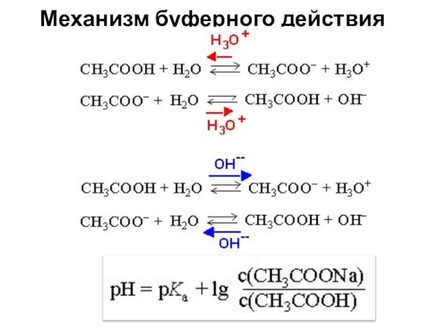 Механизм буферного действия