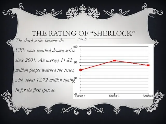 THE RATING OF “SHERLOCK” The third series became the UK's most