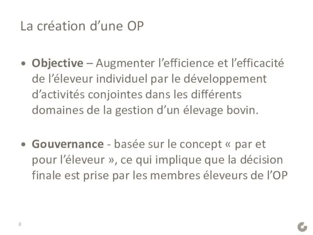 La création d’une OP Objective – Augmenter l’efficience et l’efficacité de