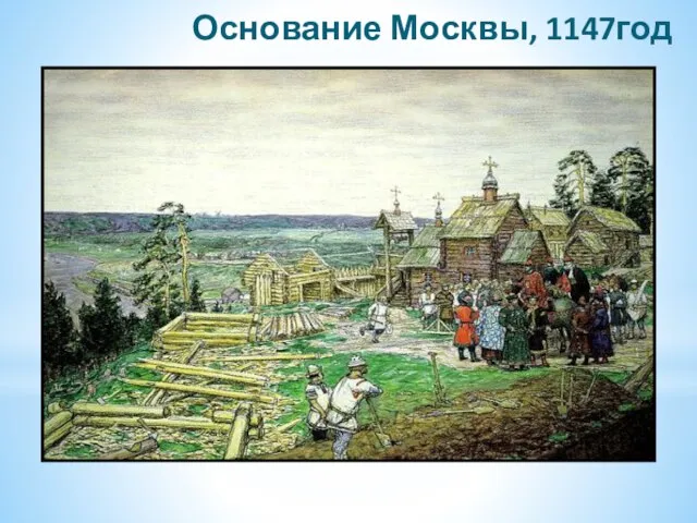 Основание Москвы, 1147год