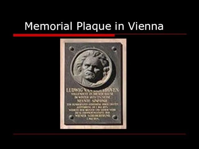 Memorial Plaque in Vienna