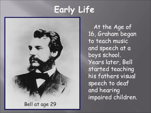 Early Life At the Age of 16, Graham began to teach