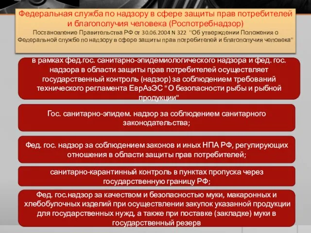 Федеральная служба по надзору в сфере защиты прав потребителей и благополучия