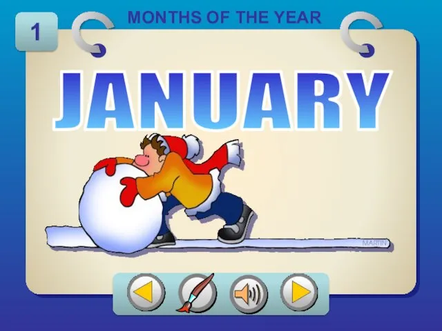 MONTHS OF THE YEAR JANUARY 1