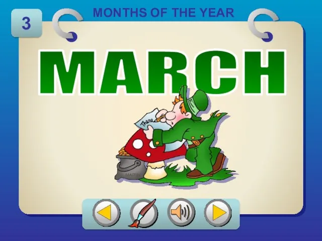 MONTHS OF THE YEAR MARCH 3