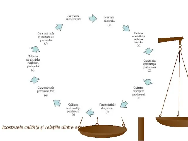 Ipostazele calităţii şi relaţiile dintre acestea Ipostazele calităţii şi relaţiile dintre