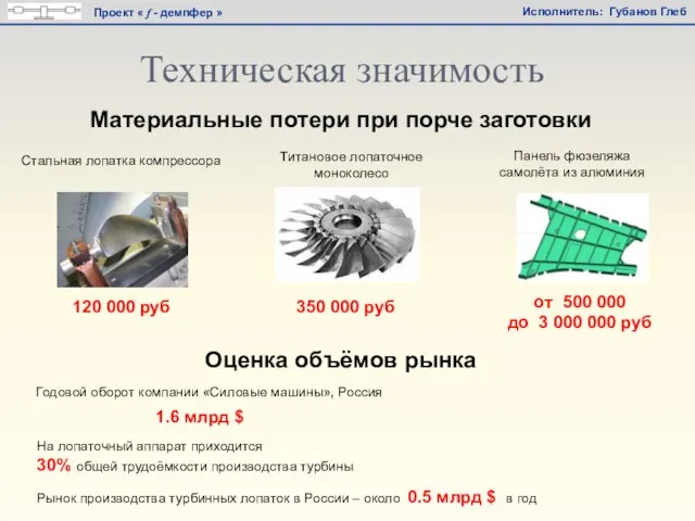 Техническая значимость 120 000 руб 350 000 руб от 500 000