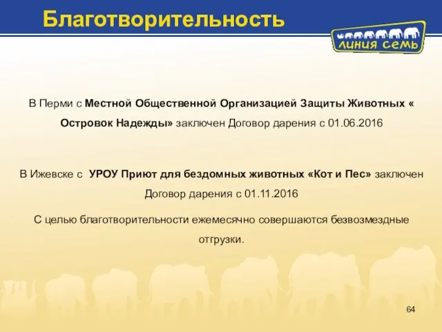 Благотворительность В Перми с Местной Общественной Организацией Защиты Животных « Островок